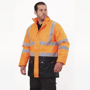 Parka Alta Visibilidad Maxfrost Naranjo